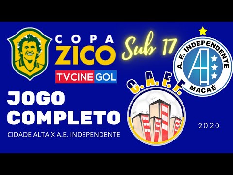Cidade Alta x A.E. Independente Copa Zico 2020 Sub17 TVCINE GOL