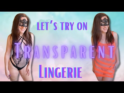 4k Transparent Lingerie Try On | Darker Eris