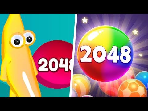Jelly Man 2048 vs Number Block Puzzles  - 1⭐123456789 Gameplay Max Level