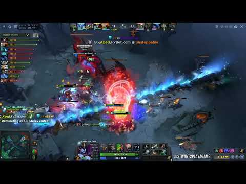 ABED New Meta QOP with Blink Dagger & Forcestaff  Dota 2