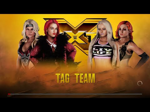WWE 2K18 - Eva Marie and Beth Phoenix VS Liv Morgan and Becky Lynch