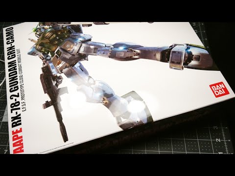 MG RX-78-2 Ver.3.0 GRN-CAMO - UNBOX - First Gundam 0079 plastic model kit