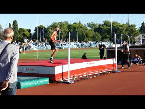 Samir Hodžić (BIH) 195 cm High Jump 5th Place International EAP Meeting Zadar 2021