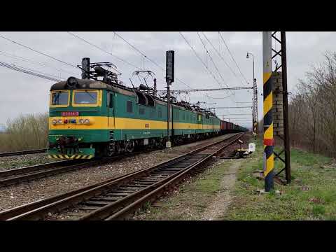 Nákladné vlaky točené z ruky!!! Výhybňa na širokorozchodnej trati Trebišov