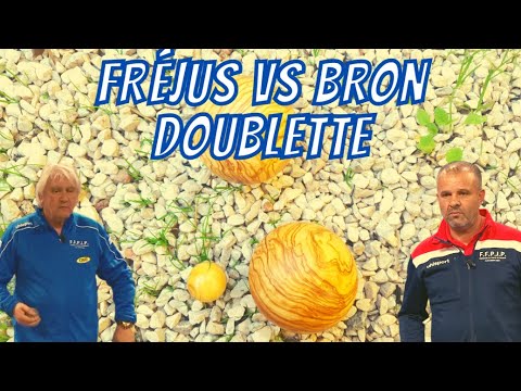 Fréjus vs Bron Doublette 1/2 Finale Coupe de France 2022 - Pétanque