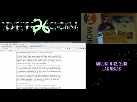 DEF CON 26 BCOS Monero Village - Anonimal- Monero Projects Vulnerability Response Process