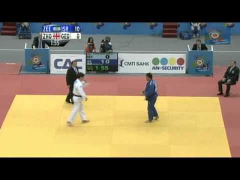 Judo EM 2012: -100kg final ZHORZHOLIANI, Levan (GEO) - ZEEVI, Ariel (ISR)