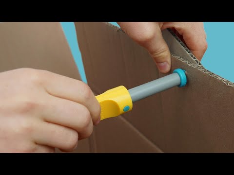 Slide 8 - Makedo Invent, Construction Tool Kit, 12-24 Makers, 360 Pieces (video)