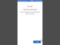 No Account Found There S No Google Account With The Info You Provided