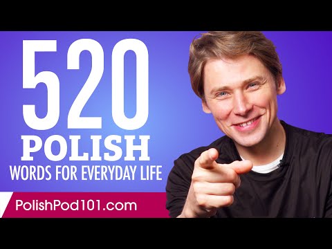 520 Polish Words for Everyday Life - Basic Vocabulary #26