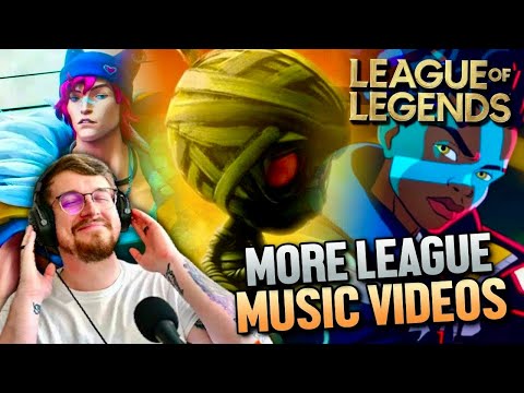 WoW Player Reacts to League of Legends Music Videos! | GIANTS, HEARTSTEEL, Get Jinxed, and More!