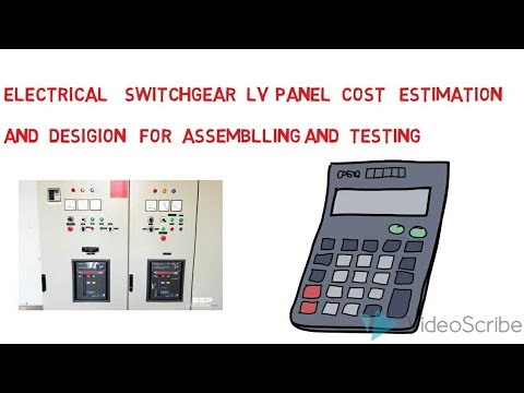 Electrical switch gear cost estimation and design