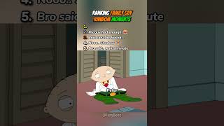 Ranking Family Guy Random Moments