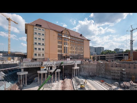 Stuttgart 21: Ein 15.000-Tonnen-Gebäude scheint zu schweben