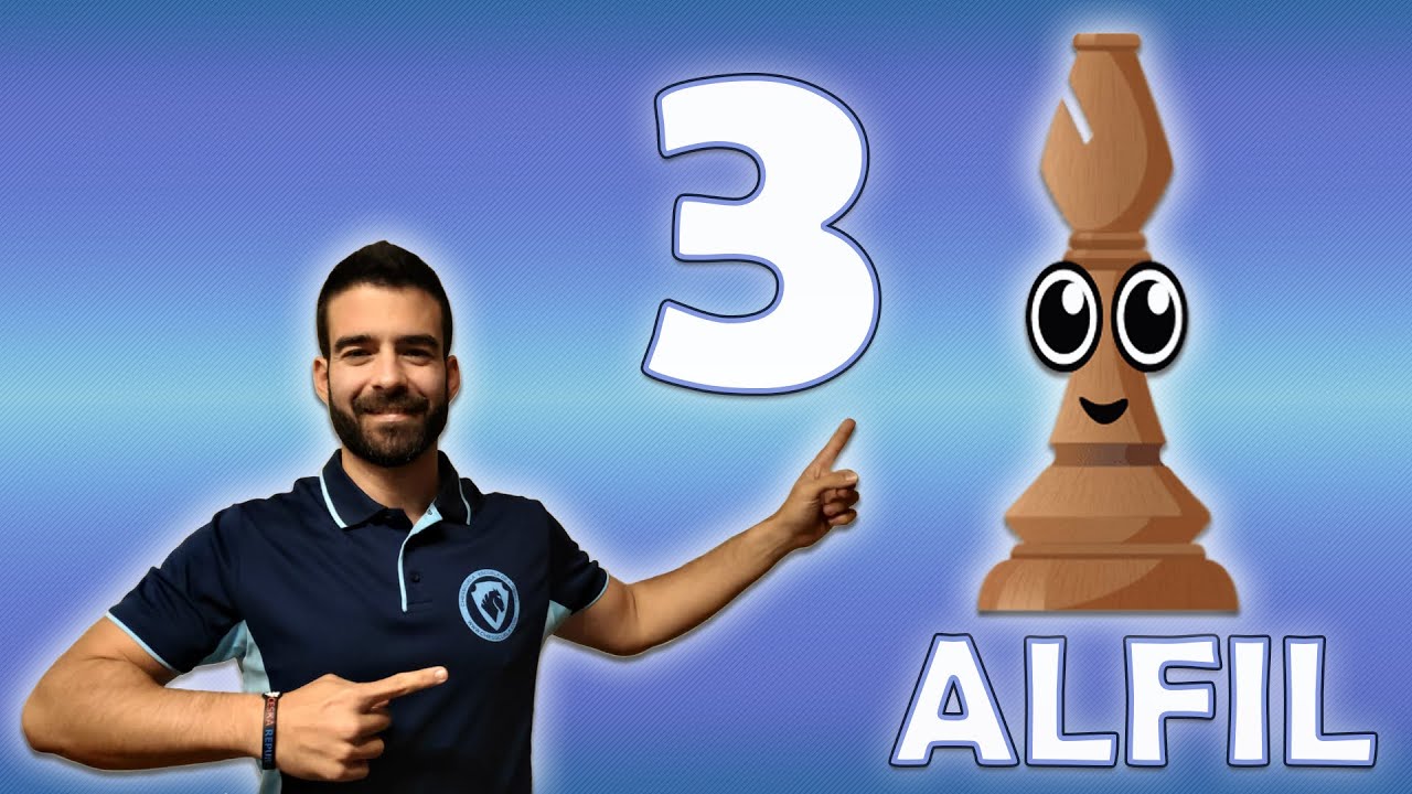 4. EL ALFIL - MOVIMIENTOS y CAPTURA || TUTORIAL INICIACIÓN al AJEDREZ || CHESSCUELA