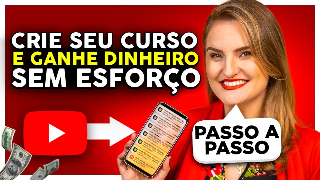 Como CRIAR E VENDER seu CURSO ONLINE no YOUTUBE em 7 PASSOS SIMPLES