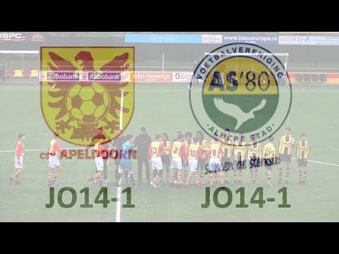 csv Apeldoorn JO14-1 - AS'80 JO14-1 (16 maart 2019)