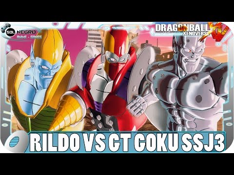General Rilldo ALL Transformations VS Goku Kid GT SSJ3 - Dragon Ball Xenoverse Gameplay MOD