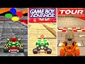 Mario Kart Tour SNES Bowser Castle 3 Comparison SNES Vs GBA Vs IOS