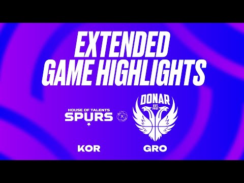 House of Talents Kortrijk Spurs vs. Donar Groningen Extended Game Highlights