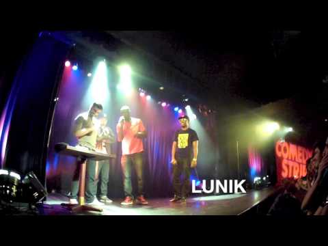 Artik, Lunik, Mic Orni chez Kheiron de "Bref" - Impro/Freestyle Poche