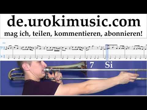 Posaune Lernen Clean Bandit - Rockabye ft Sean Paul Anne-Marie Tabulatur Teil#2 um-i995