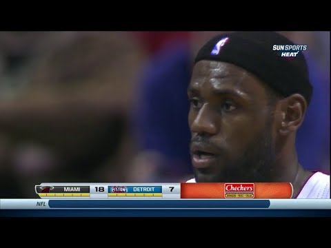 LeBron James Full Highlights at Pistons (2013.12.08) - 24 Points, 9 Assists, 7 Reb