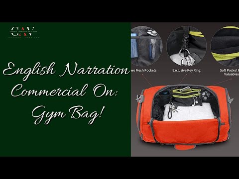 English Commercial Voiceovers (GYM BAGS)