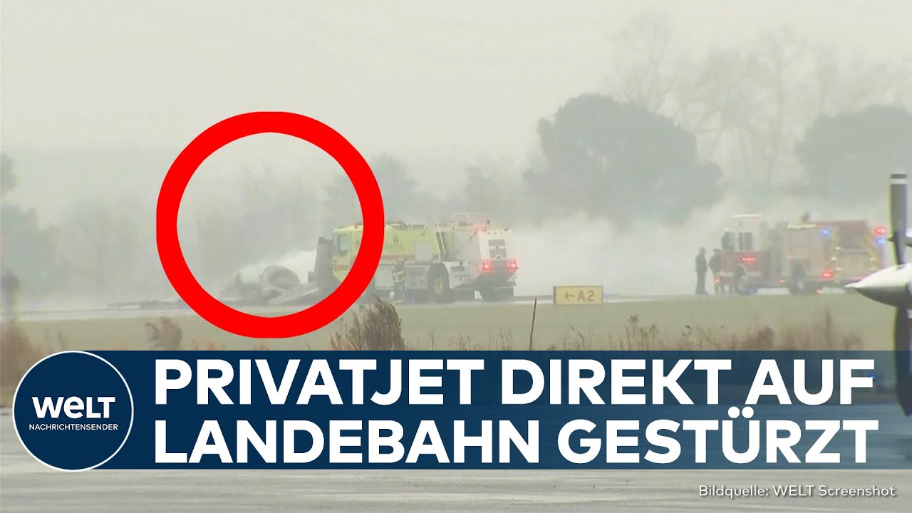 FLUGZEUGABSTURZ IN NORTH CAROLINA: Cessna brennt am Flugplatz Statesville aus – sieben Tote!