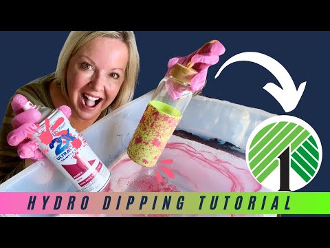 💦 How To Hydro Dip! 💦 Hydro Dipping With Dollar Tree Items For Fun!