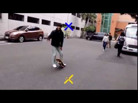 創業青年李彤成立個人工作室開發的「竹滑板」