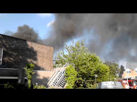 Brandbestrijding in de straat Lethmaetstraat 45 Gouda - 15-06-2014 h. 19:15 cz.1