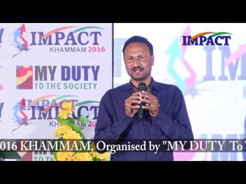 Inspiration|Mallesham |TELUGU IMPACT Khammam 2016