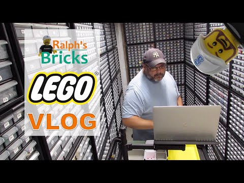 LEGO VLOG #82 | PULLING AN ORDER FOR POP'S | PARTS HAUL | Ralph's Bricks | BrickLink & Brick Owl