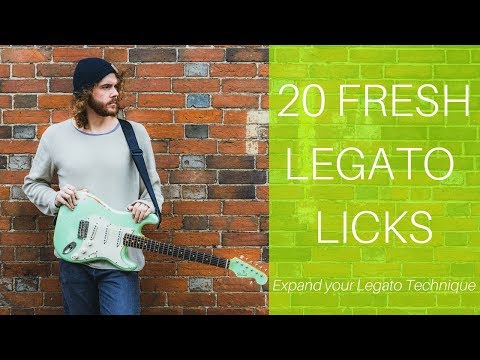 20 Fresh Legato Licks | Legato Guitar Lesson