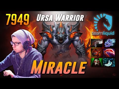 Miracle Ursa Warrior - 7949 MMR - Dota 2 Pro Gameplay