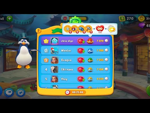 Fishdom Win Strikes Level 2122 - 2128, Get 1st Rank Emerald League