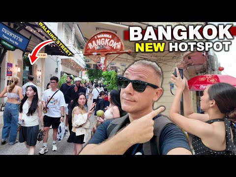 BANGKOK's New Famous Walking Street | Must Visit Hotspot | Vintage, Shops & Pubs #livelovethailand
