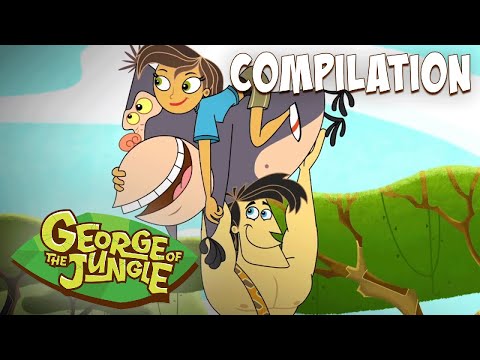 Strongest in the Jungle! | George of the Jungle | Compilation | Cartoons for Kids