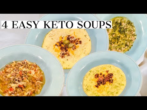 KETO SOUPS for Meal Prepping | Keto Dinner Ideas | Suz and The Crew