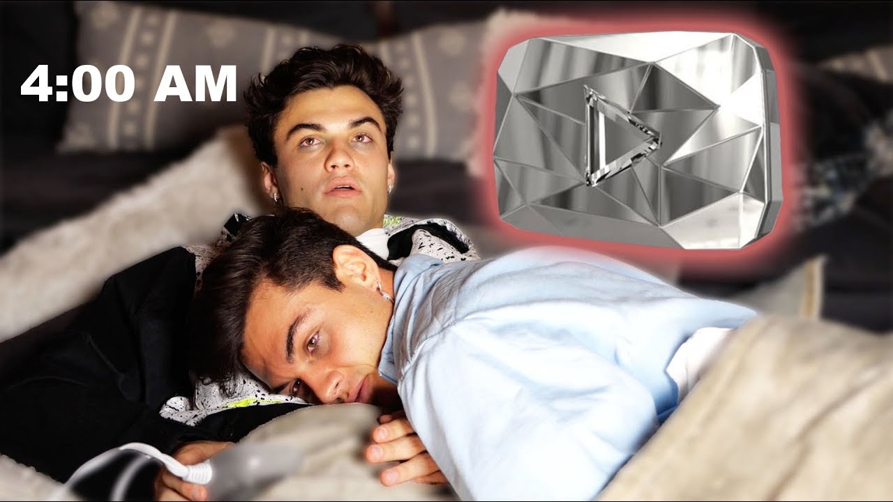 Last To Fall Asleep Gets The 10 MILLION DIAMOND PLAY BUTTON!