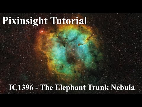 NGC1396 - The Elephant Trunk Nebula | SHO From OSC | Pixinsight Tutorial
