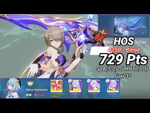 Redlotus D435: HOS (Bleed) 729 Pts - SpA (S.2) SI HOTr (S.1) Fuxi 3* | Honkai 6.3