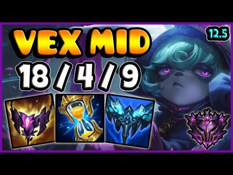 Vex MID vs Zed | EUW Master Patch 12.5 | Season 12 🔥