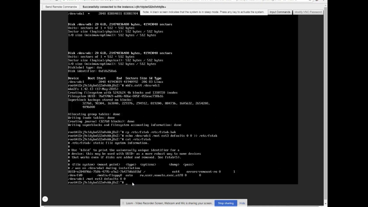 ECS Elastic Computing | Lab Demo for Disk Backup and Recovery