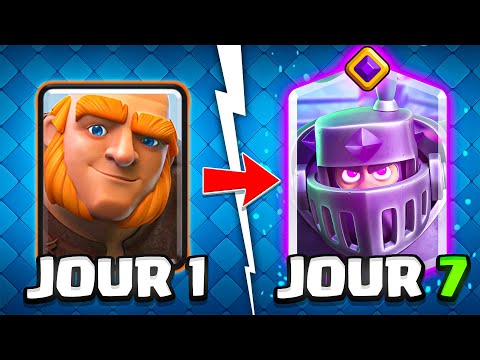 J'ai JOUÉ à un NOUVEAU compte Clash Royale Free to Play pendant 7 JOURS