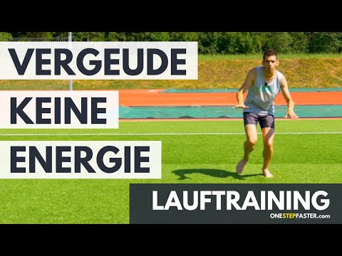 Lauftipp - Energieverschwendung durch zu viel Hoch-Tief-Bewegung. Diese Lauf-ABC Übung kann helfen.