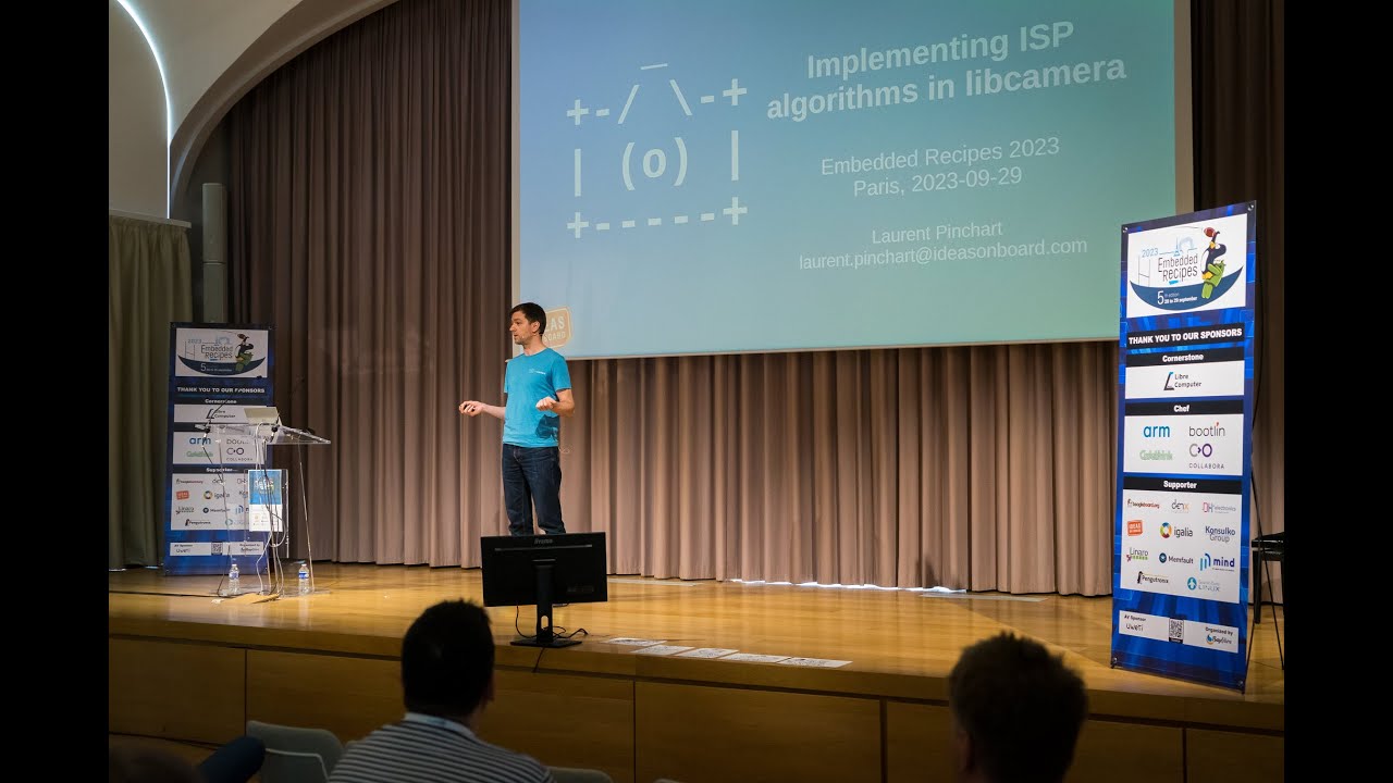 Implementing ISP Algorithms in Libcamera (Laurent Pinchart, Ideas On Board)