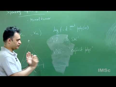 Separating homogeneous depth-4 and depth-5 arithmetic circuits by Ramprasad Saptharishi