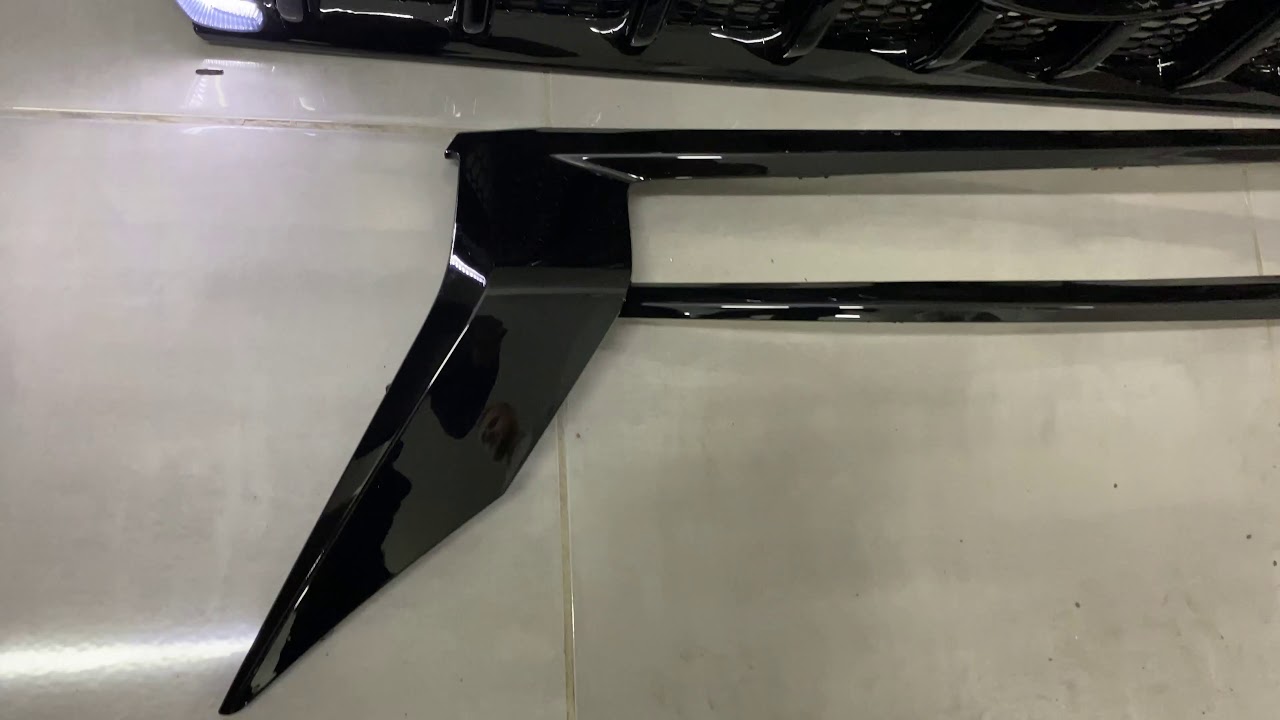 Решетка радиатора 2017↗ LED (Zeus Black, с черными ресницами) Video 1